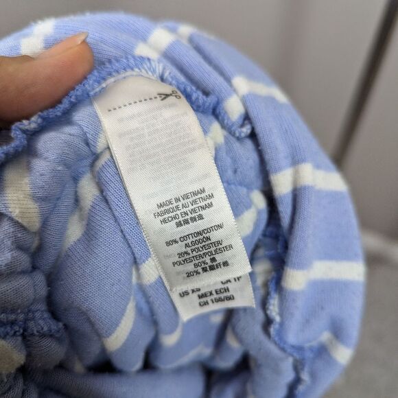 Juicy Couture Terrycloth Romper – XS Strapless Drawstring Blue Stripe - Picture 9 of 9